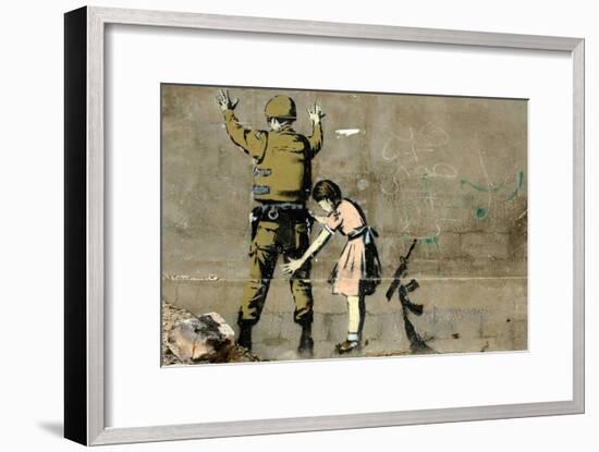 War-Banksy-Framed Giclee Print