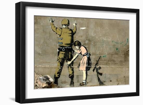 War-Banksy-Framed Giclee Print