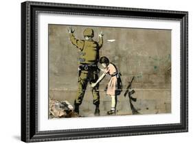 War-Banksy-Framed Giclee Print