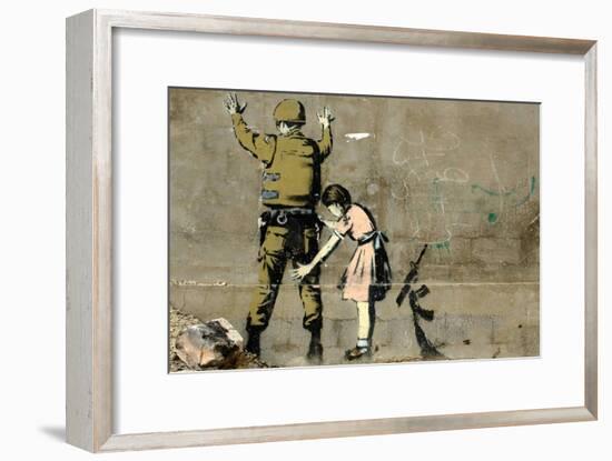 War-Banksy-Framed Premium Giclee Print