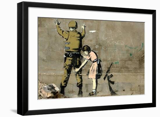 War-Banksy-Framed Giclee Print