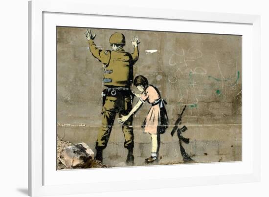 War-Banksy-Framed Giclee Print