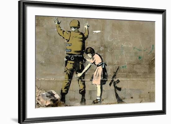 War-Banksy-Framed Giclee Print