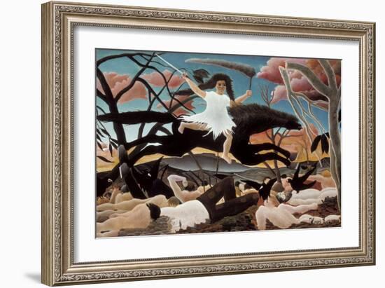 War-Henri Rousseau-Framed Art Print