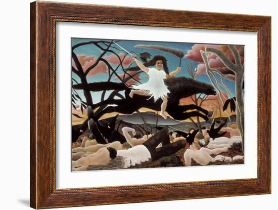 War-Henri Rousseau-Framed Art Print
