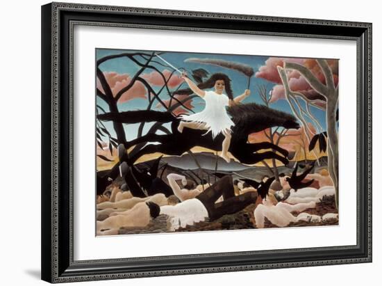 War-Henri Rousseau-Framed Art Print