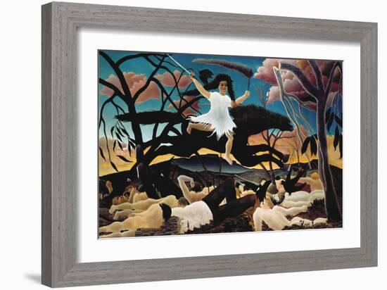 War-Henri Rousseau-Framed Giclee Print