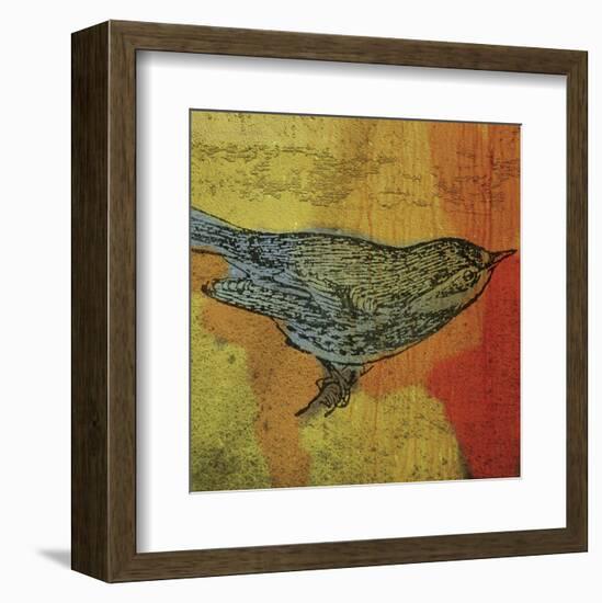 Warbler No. 1-John W^ Golden-Framed Art Print