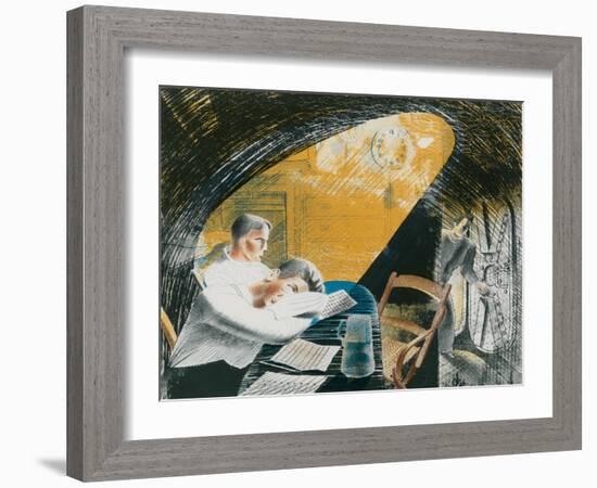 Ward Room Number 1, 1941-Eric Ravilious-Framed Giclee Print