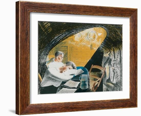 Ward Room Number 1, 1941-Eric Ravilious-Framed Giclee Print