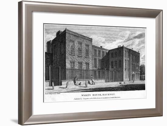 Ward's House, Hackney, London, 1805-Samuel Rawle-Framed Giclee Print