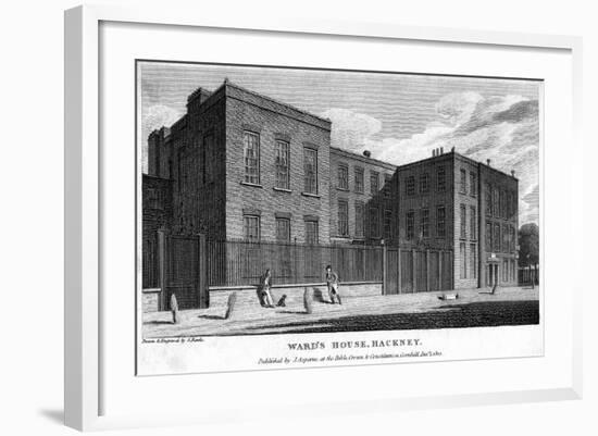 Ward's House, Hackney, London, 1805-Samuel Rawle-Framed Giclee Print