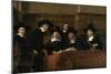 Wardens of the Amsterdam Drapers Guild-Rembrandt van Rijn-Mounted Art Print