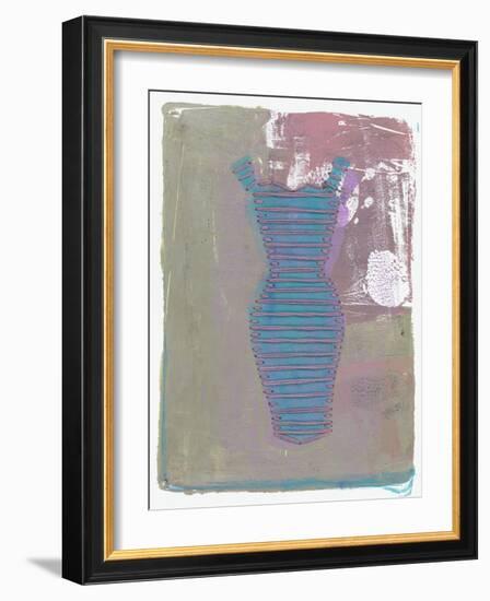 Wardrobe Pink and Blue-Maria Pietri Lalor-Framed Giclee Print