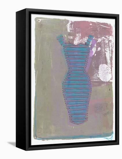 Wardrobe Pink and Blue-Maria Pietri Lalor-Framed Premier Image Canvas