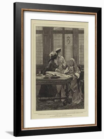 Wards in Chancery-John Morgan-Framed Giclee Print