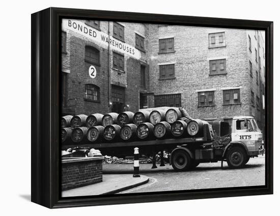 Warehouse Lorry-null-Framed Premier Image Canvas