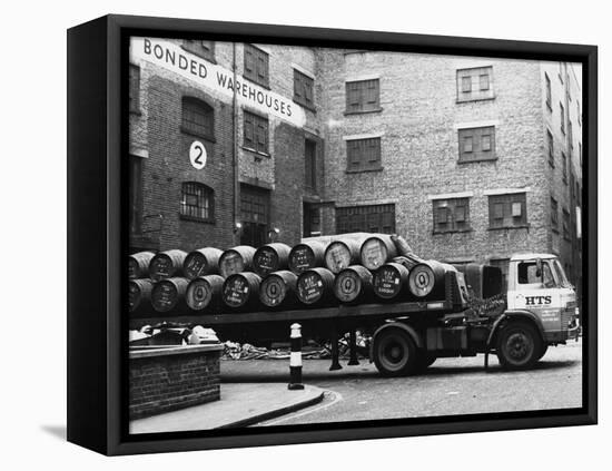 Warehouse Lorry-null-Framed Premier Image Canvas