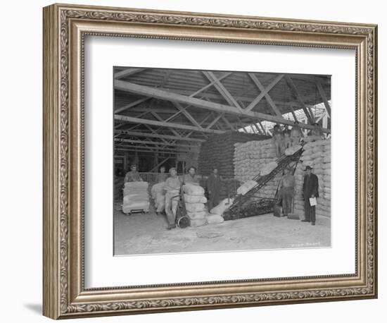 Warehouse Scene, Circa 1920s-Marvin Boland-Framed Giclee Print