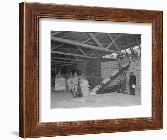 Warehouse Scene, Circa 1920s-Marvin Boland-Framed Giclee Print