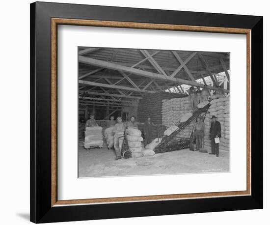 Warehouse Scene, Circa 1920s-Marvin Boland-Framed Giclee Print