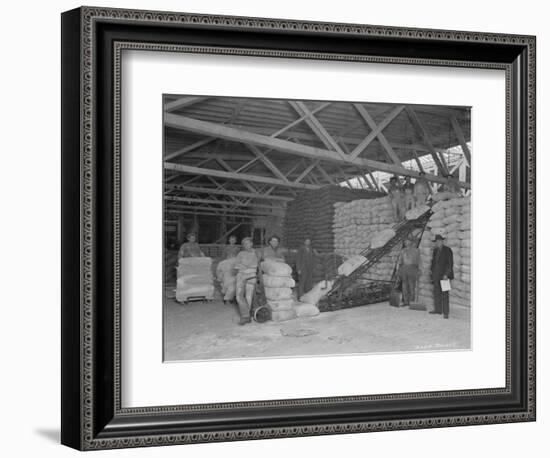 Warehouse Scene, Circa 1920s-Marvin Boland-Framed Giclee Print