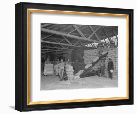 Warehouse Scene, Circa 1920s-Marvin Boland-Framed Giclee Print