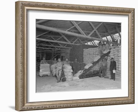 Warehouse Scene, Circa 1920s-Marvin Boland-Framed Giclee Print