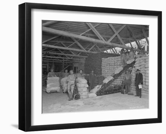 Warehouse Scene, Circa 1920s-Marvin Boland-Framed Giclee Print