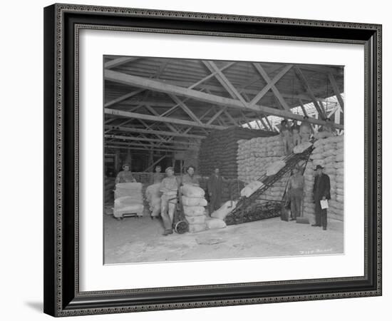 Warehouse Scene, Circa 1920s-Marvin Boland-Framed Giclee Print