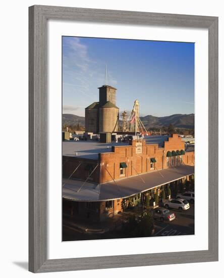 Warehouses Along the Napa River, Napa, Napa Valley Wine Country, California, Usa-Walter Bibikow-Framed Photographic Print