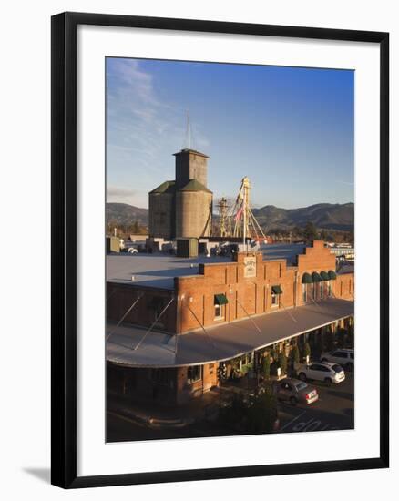 Warehouses Along the Napa River, Napa, Napa Valley Wine Country, California, Usa-Walter Bibikow-Framed Photographic Print