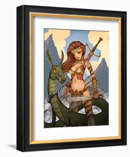 Wargirl-Harry Briggs-Framed Giclee Print