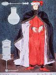 Fifteenth Century Costume Of The Superintendent Of Siena Hospital, Italy-Warja Honegger-Lavater-Framed Art Print