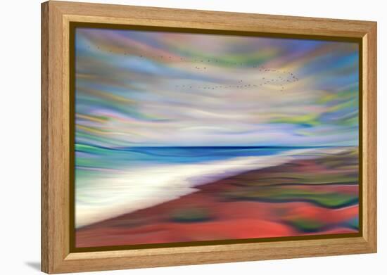 Warm Beach-Ursula Abresch-Framed Premier Image Canvas