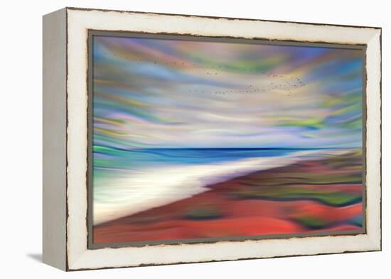 Warm Beach-Ursula Abresch-Framed Premier Image Canvas