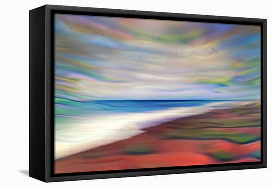 Warm Beach-Ursula Abresch-Framed Premier Image Canvas