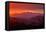 Warm Ethereal Sunrise Fog, East Bay Hills, Oakland, San Francisco-Vincent James-Framed Premier Image Canvas