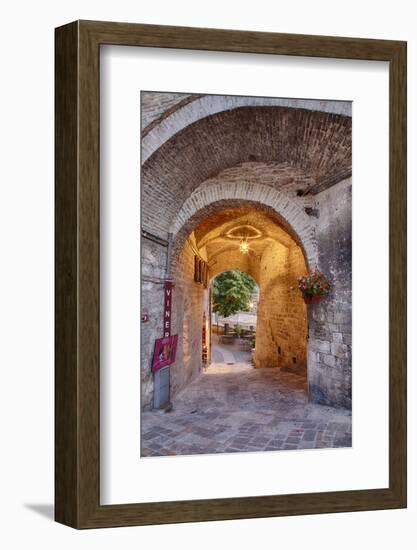 Warm Evening Light on Duomo Di San Rufino Assisi-Terry Eggers-Framed Photographic Print