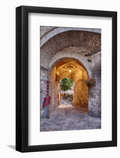 Warm Evening Light on Duomo Di San Rufino Assisi-Terry Eggers-Framed Photographic Print