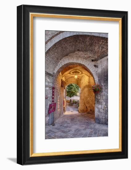 Warm Evening Light on Duomo Di San Rufino Assisi-Terry Eggers-Framed Photographic Print