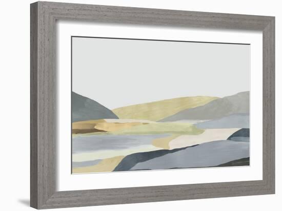 Warm Hills II-Tom Reeves-Framed Art Print