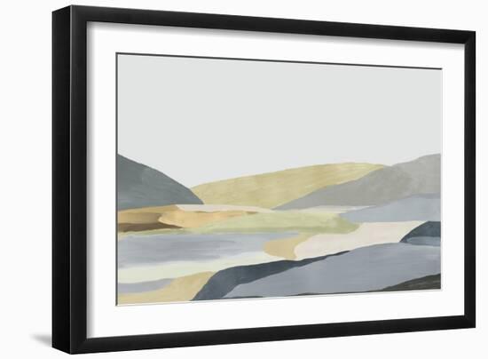 Warm Hills II-Tom Reeves-Framed Art Print