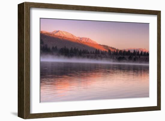 Warm Morning Light at June Lake, Sierra Nevada-Vincent James-Framed Photographic Print