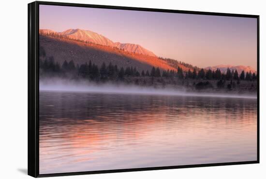 Warm Morning Light at June Lake, Sierra Nevada-Vincent James-Framed Premier Image Canvas