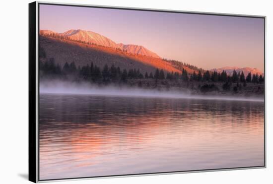 Warm Morning Light at June Lake, Sierra Nevada-Vincent James-Framed Premier Image Canvas
