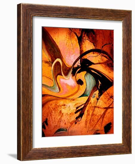 Warm, Red and Winding-Ruth Palmer-Framed Art Print