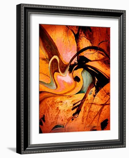 Warm, Red and Winding-Ruth Palmer-Framed Art Print