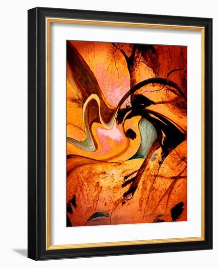 Warm, Red and Winding-Ruth Palmer-Framed Art Print