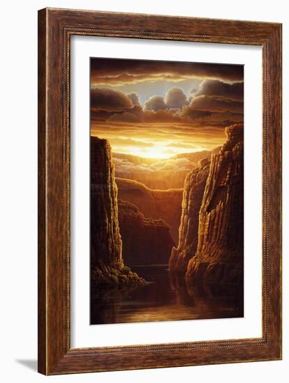 Warm Reflections-R.W. Hedge-Framed Giclee Print